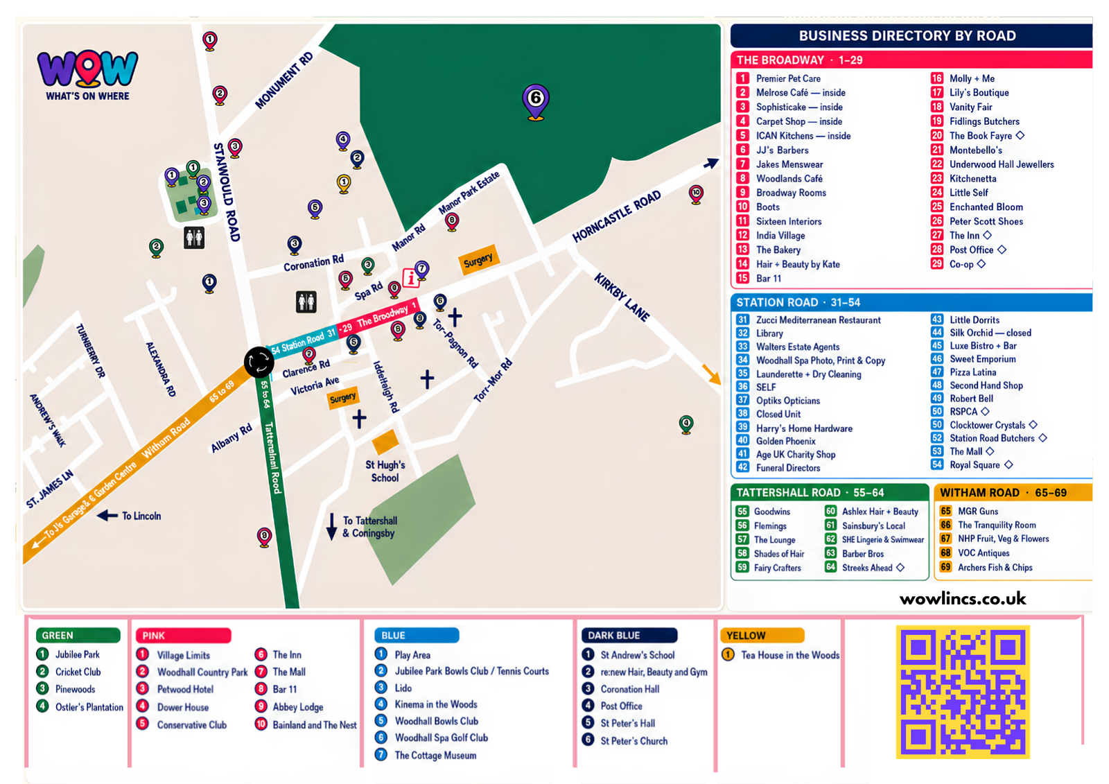 WOW map of Woodhall Spa