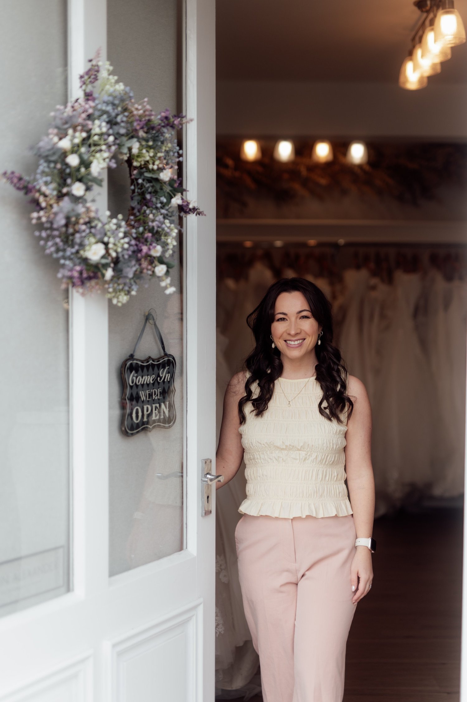 A warm welcome at The Ivory Room bridal boutique