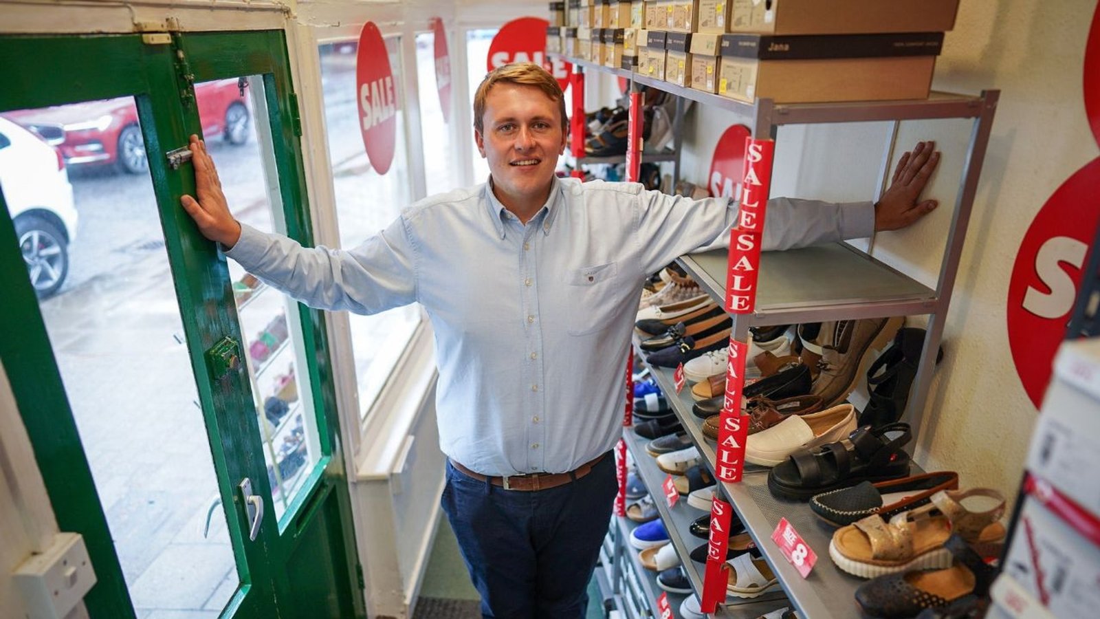 Peter Scott footwear display