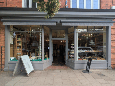 The Bakery and Delicatessen shopfront in Woodhall Spa