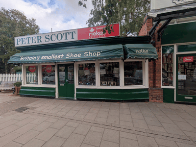 Peter Scott Shoes shopfront or business photograph