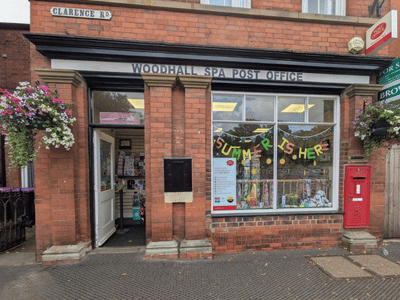 Woodhall Spa Post Office shopfront or business photograph