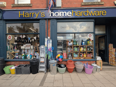 Harry's Home Hardware shopfront in Woodhall Spa