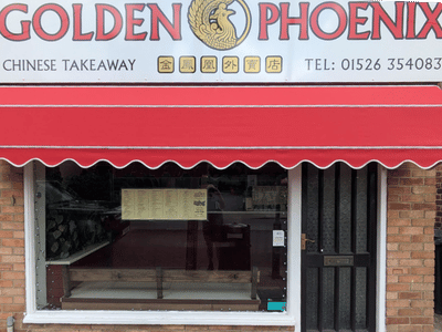 Golden Phoenix Chinese Takeaway on Station Road in Woodhall Spa