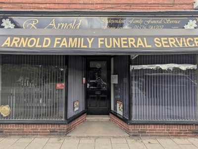 R Arnold Family Funeral Service shopfront or business photograph