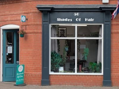 50 Shades of Hair shopfront, Woodhall Spa