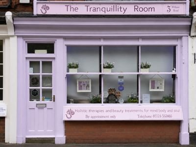 The Tranquillity Room shopfront, Woodhall Spa