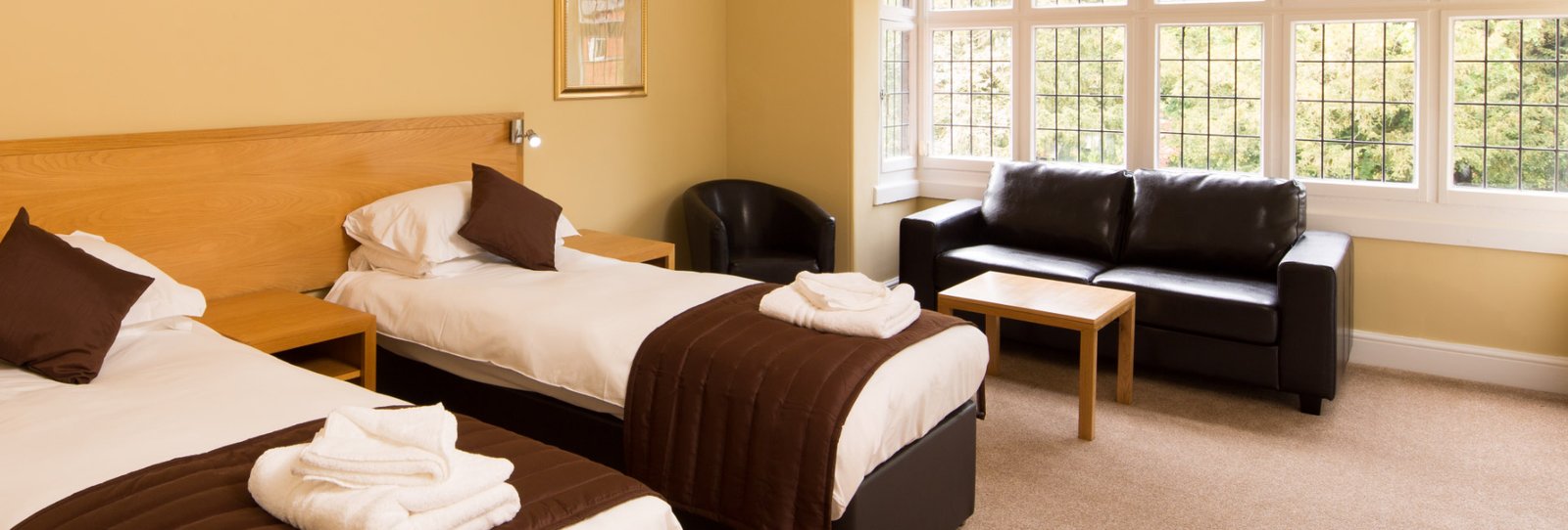 A family bedroom at The Inn at Woodhall Spa
