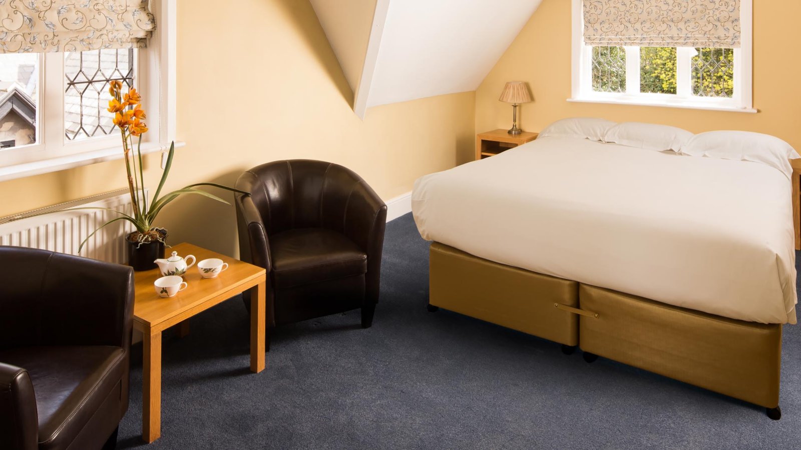 A standard bedroom at The Inn at Woodhall Spa