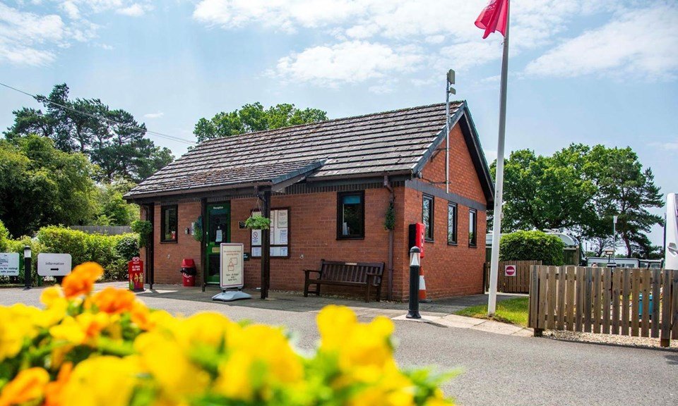 Reception at Woodhall Spa Camping and Caravanning Club Site