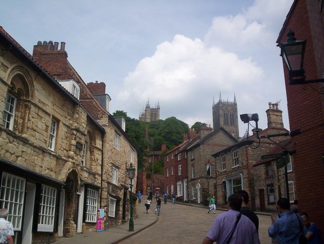 Steep Hill in Lincoln Cathedral Quarter