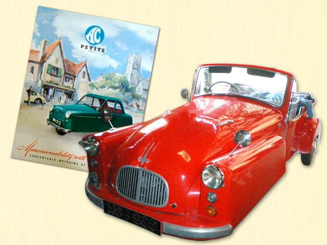 Bubblecars displayed at the Bubblecar Museum