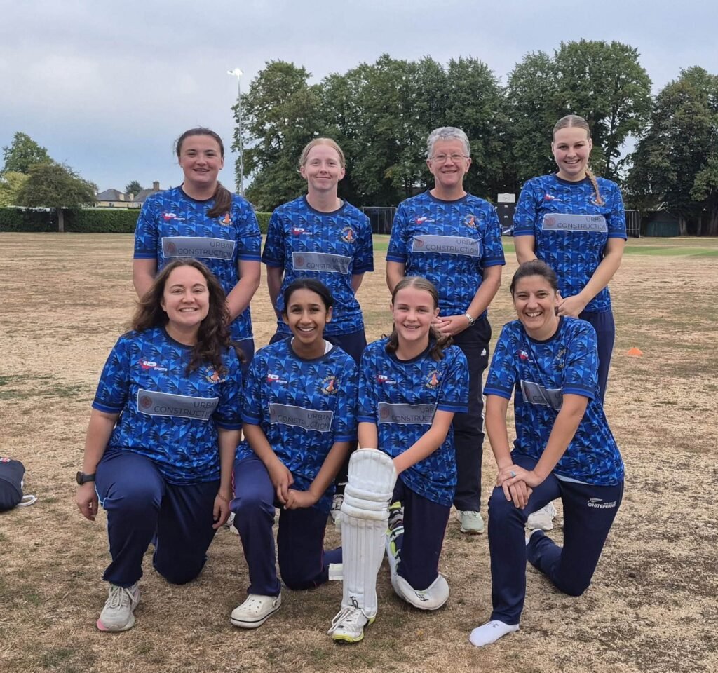 Woodhall Spa Cricket Club players together on the cricket pitch