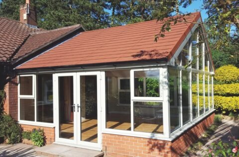 Conservatory roof example shown by Woodhall Spa Home Improvements