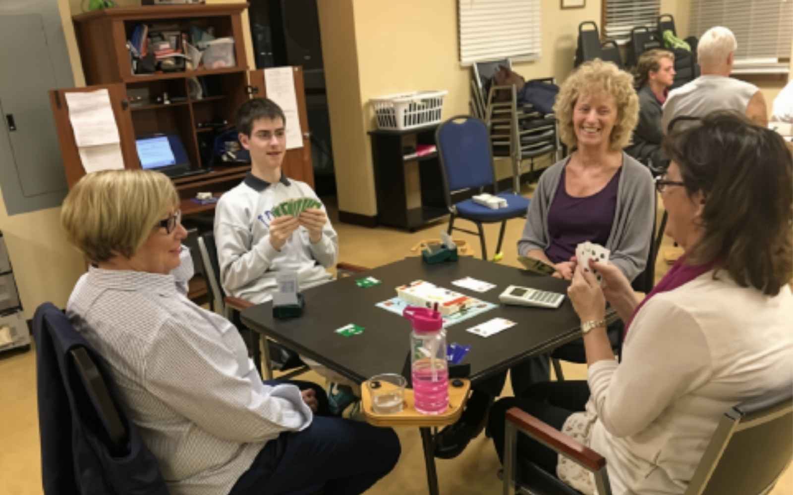 Members playing bridge at Horncastle Bridge Club