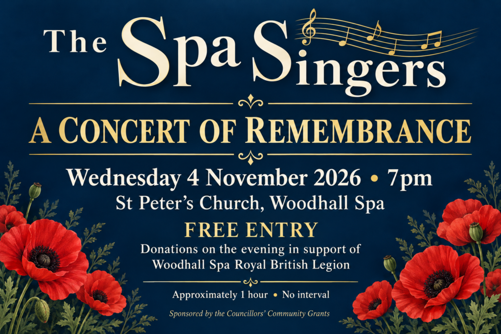 The Spa Singers — A Concert of Remembrance